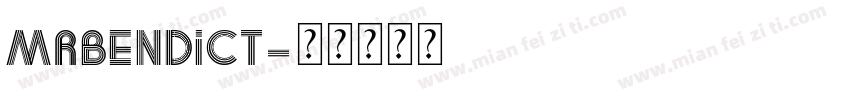 MrBendict字体转换