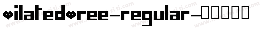 PilatedFree-regular字体转换