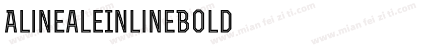 AlinealeInlineBold字体转换