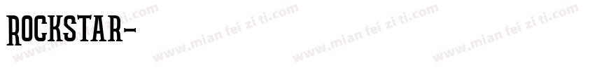 Rockstar字体转换