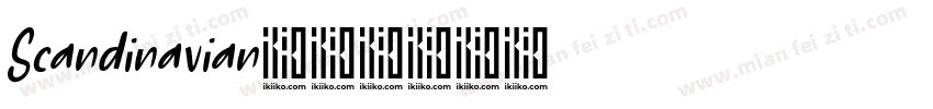 Scandinavian字体转换