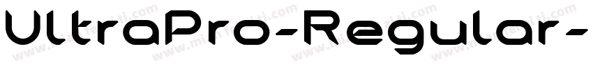UltraPro-Regular字体转换