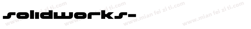 solidworks字体转换