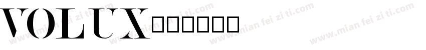 Volux字体转换