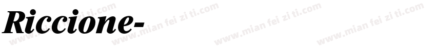 Riccione字体转换