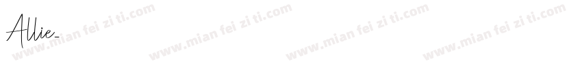 Allie字体转换
