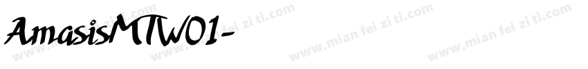 AmasisMTW01字体转换