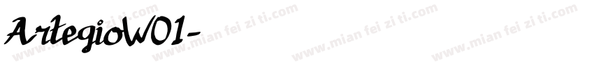 ArtegioW01字体转换