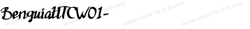 BenguiatITCW01字体转换