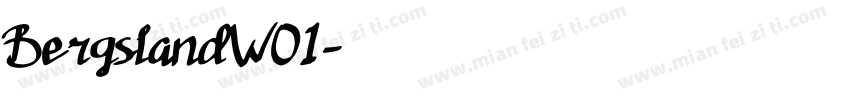 BergslandW01字体转换