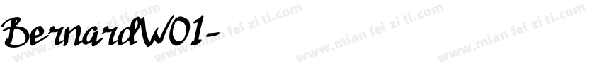 BernardW01字体转换