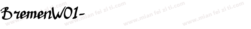 BremenW01字体转换