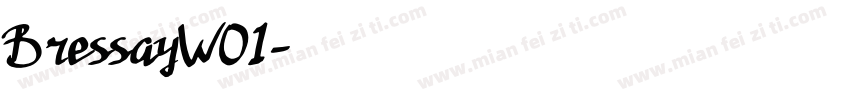 BressayW01字体转换