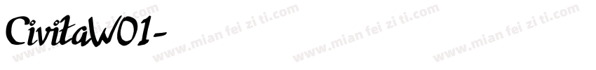CivitaW01字体转换