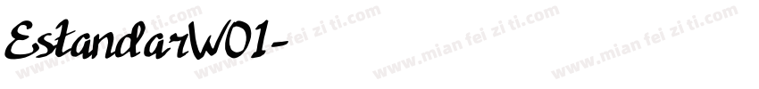 EstandarW01字体转换