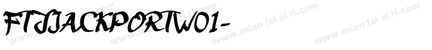 FTYJACKPORTW01字体转换