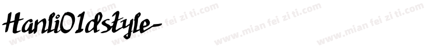 Hanli01dstyle字体转换