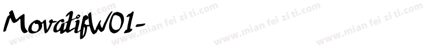 MovatifW01字体转换