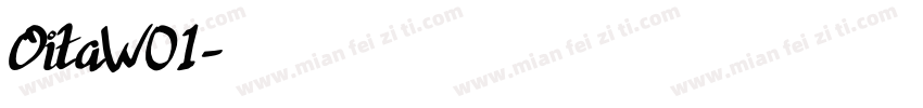 OitaW01字体转换