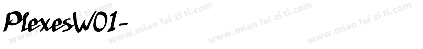 PlexesW01字体转换