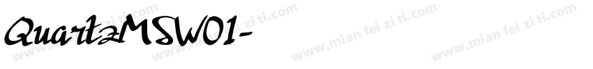 QuartzMSW01字体转换