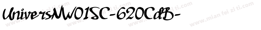 UniversNW01SC-620CdB字体转换