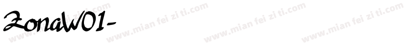 ZonaW01字体转换