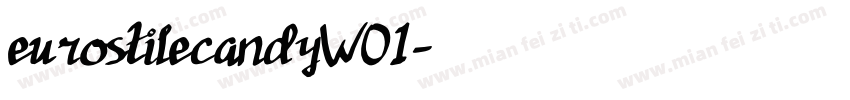 eurostilecandyW01字体转换