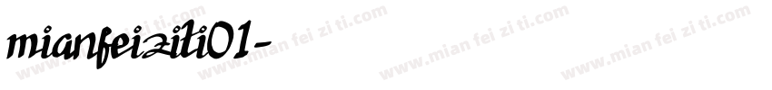 mianfeiziti01字体转换