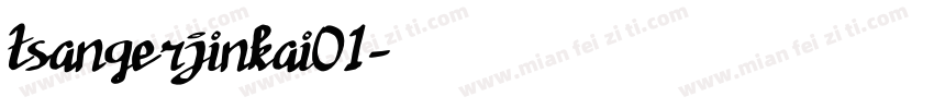 tsangerjinkai01字体转换