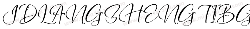 JDLANGZHENGTIBGBK10字体转换