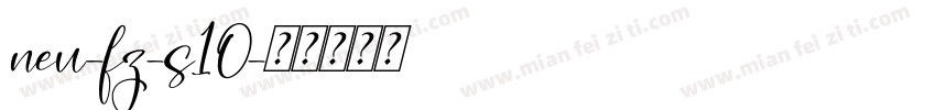 neu-fz-s10字体转换