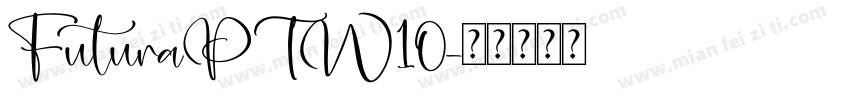 FuturaPTW10字体转换