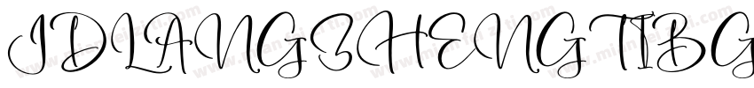 JDLANGZHENGTIBGBK10字体转换