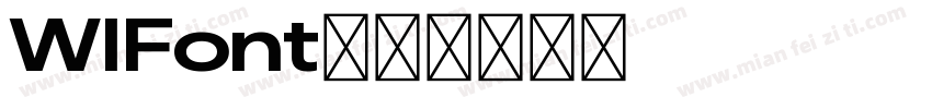 WIFont字体转换