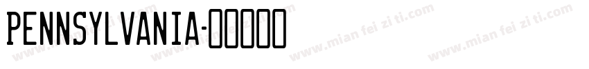 Pennsylvania字体转换