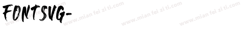 FontSvg字体转换
