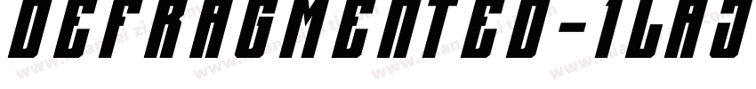 Defragmented-1LAj字体转换