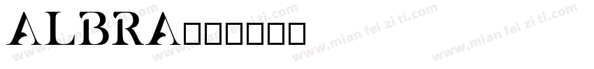 Albra字体转换