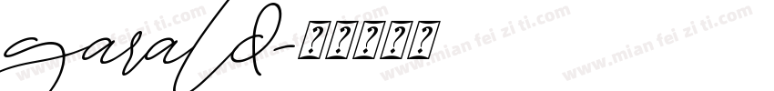 garald字体转换