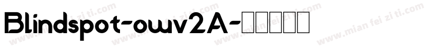 Blindspot-owv2A字体转换