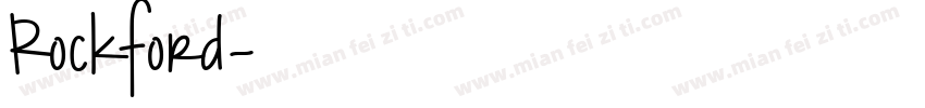 Rockford字体转换