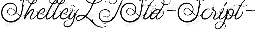 ShelleyLTStd-Script字体转换