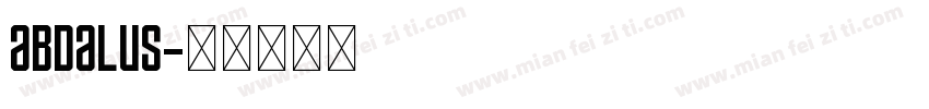 abdalus字体转换