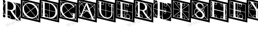 RodgauerFisheyes字体转换