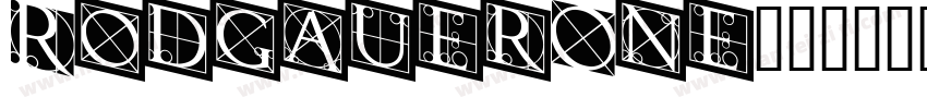 RodgauerOne字体转换