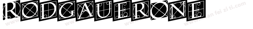 RodgauerOne字体转换