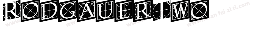 RodgauerTwo字体转换