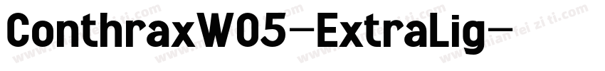 ConthraxW05-ExtraLig字体转换