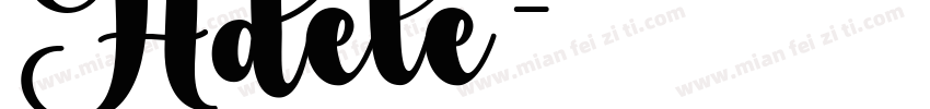 Adele字体转换
